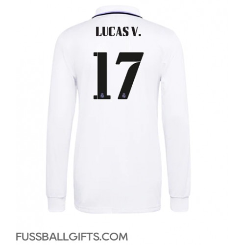 Real Madrid Lucas Vazquez #17 Fußballbekleidung Heimtrikot 2022-23 Langarm